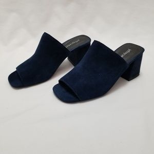 NWOB Jeffery Campbell Perpetua Open Toe Mules 6.5
